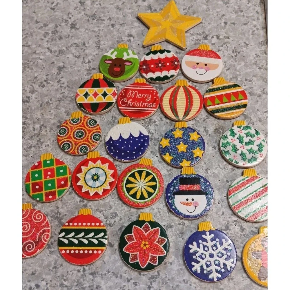 Melissa & Doug Countdown to Christmas Advent 22 Pieces Replacements EUC